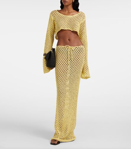 Top raccourci Magen en crochet de coton mélangé - Bananhot - Modalova