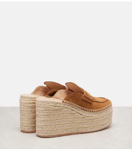 Mules compensées Maxilla en daim - Gianvito Rossi - Modalova