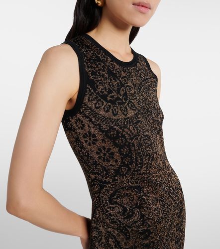 Robe longue en jacquard de laine mélangée - Etro - Modalova
