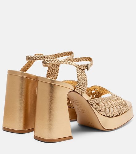 Sandales Cheyenne en cuir métallisé - Souliers Martinez - Modalova