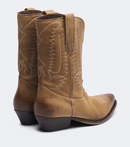 Bottines santiags Wish Star en cuir - Golden Goose - Modalova