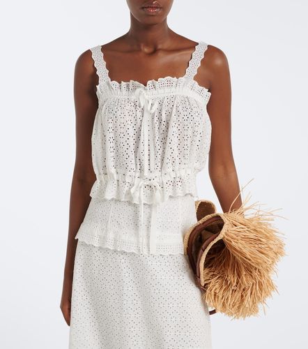 Top Isola en coton à broderies anglaises - Ulla Johnson - Modalova