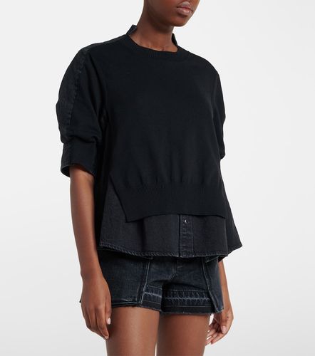 Sacai Pull en coton mélangé - Sacai - Modalova