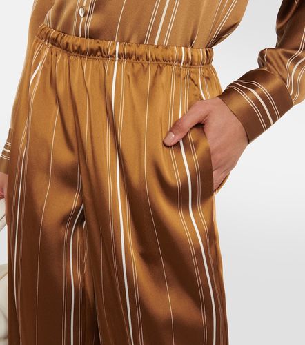 Pantalon rayé à taille haute - Vince - Modalova