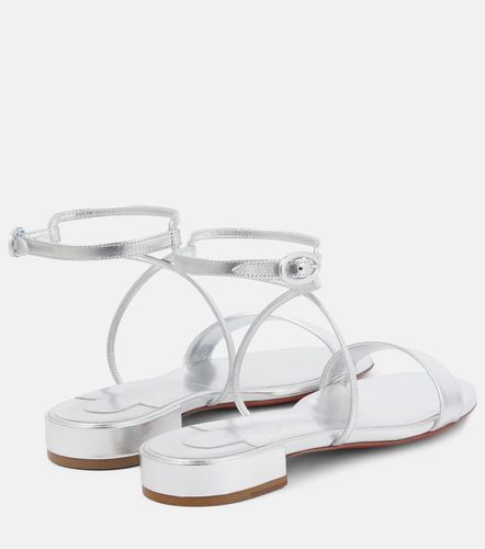 Sandales Miss Choca en cuir métallisé - Christian Louboutin - Modalova