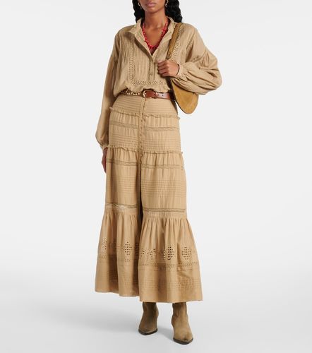 Mini-jupe Dusta en coton et dentelle - Marant Etoile - Modalova