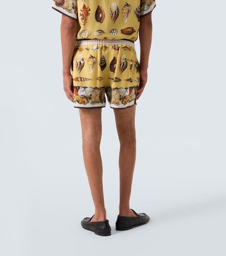 Short imprimé en soie - Dolce&Gabbana - Modalova