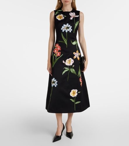 Leo Lin Robe midi Cleo à fleurs - Leo Lin - Modalova