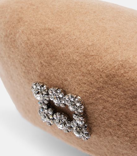 Béret en laine à ornements - Roger Vivier - Modalova