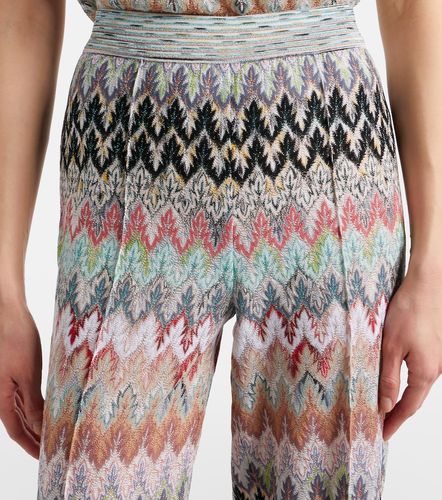 Pantalon droit Zig-zag en lamé - Missoni - Modalova
