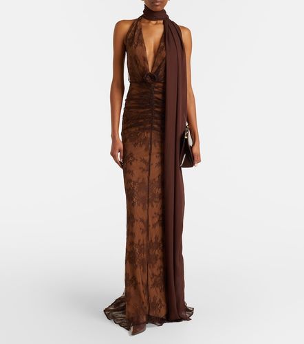 Robe longue Amora en dentelle - De La Vali - Modalova