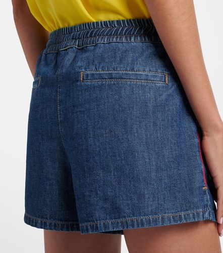 Valentino Short VGold en denim - Valentino - Modalova