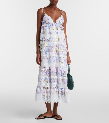 Robe Solstice en coton à fleurs - Zimmermann - Modalova