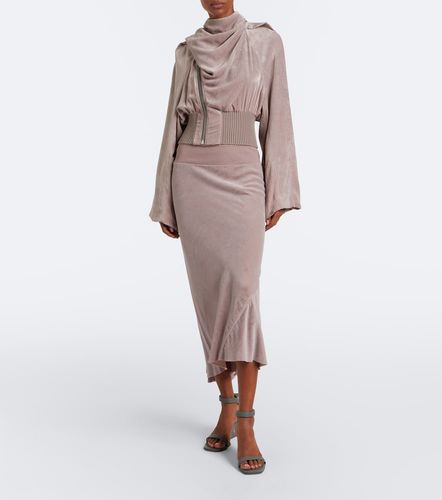 Rick Owens Jupe midi en velours - Rick Owens - Modalova