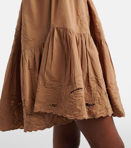 Robe en coton à broderie - Juliet Dunn - Modalova
