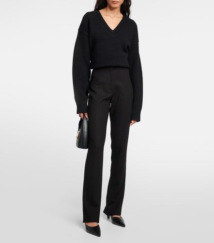 Pantalon ajusté à taille haute - Toteme - Modalova