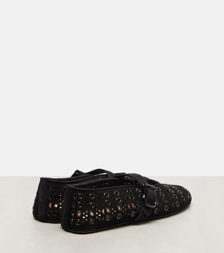 Alaïa Ballerines Vienne en daim à ornements - Alaia - Modalova