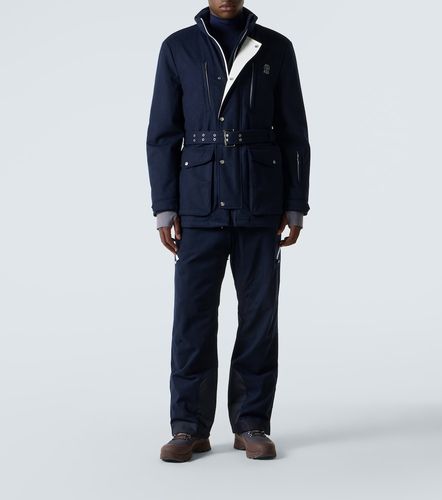 T-shirt de ski en soie mélangée - Brunello Cucinelli - Modalova