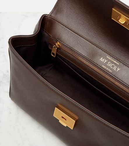 Sac My Sicily Medium en cuir - Dolce&Gabbana - Modalova