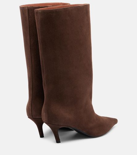Amina Muaddi Bottes Fiona en daim - Amina Muaddi - Modalova