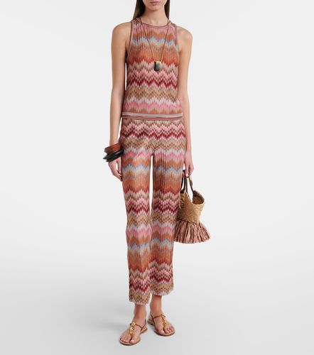Pantalon slim Zigzag à taille haute - Missoni - Modalova