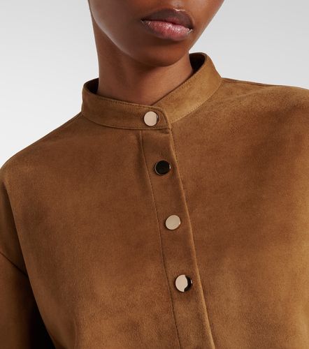 Veste Lucien raccourcie en daim - Nour Hammour - Modalova