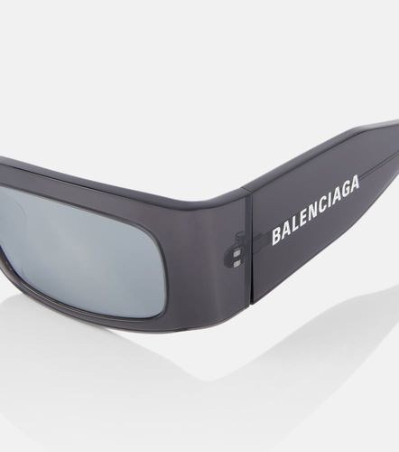 Lunettes de soleil rectangulaires à logo - Balenciaga - Modalova