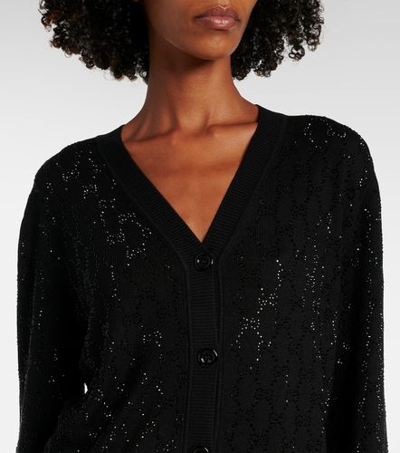 Gucci Cardigan GG Crystal en laine - Gucci - Modalova