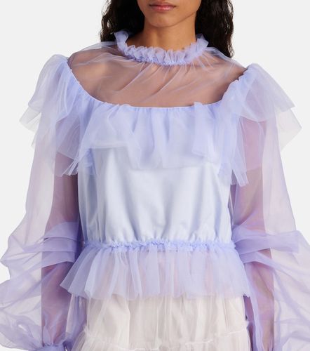 Top en organza à volants - Susan Fang - Modalova