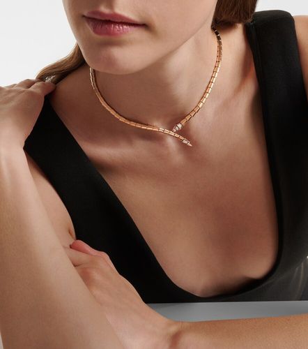Collier Serpenti Viper en or rose 18 ct et diamants - Bvlgari - Modalova