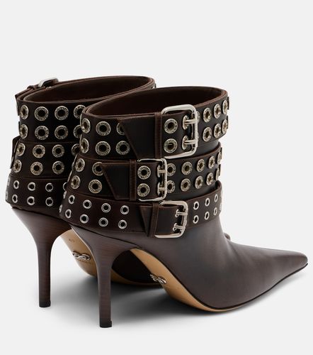 Bottines Buckle Belt 95 en cuir - Mach & Mach - Modalova