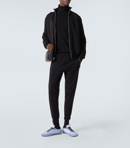 Pantalon slim en coton mélangé - Prada - Modalova