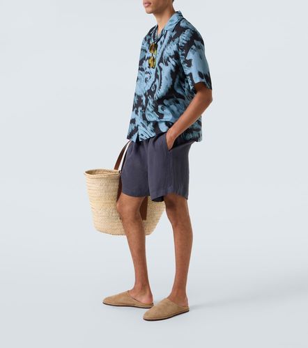 Chemise imprimée en coton et soie - Commas - Modalova