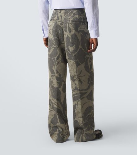 Pantalon droit imprimé - Dries Van Noten - Modalova