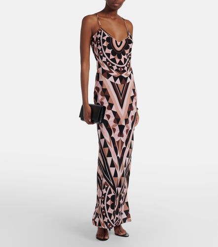 Robe longue Manuba en crêpe de Chine - Pucci - Modalova