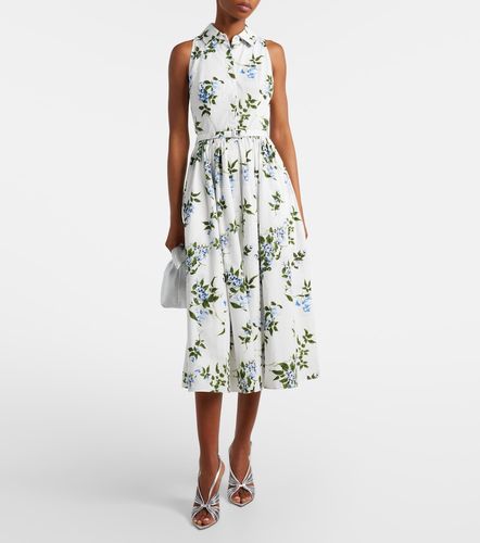 Robe chemise Norika en coton à fleurs - Emilia Wickstead - Modalova