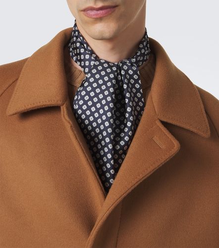 Foulard en soie à motif jacquard - Saint Laurent - Modalova