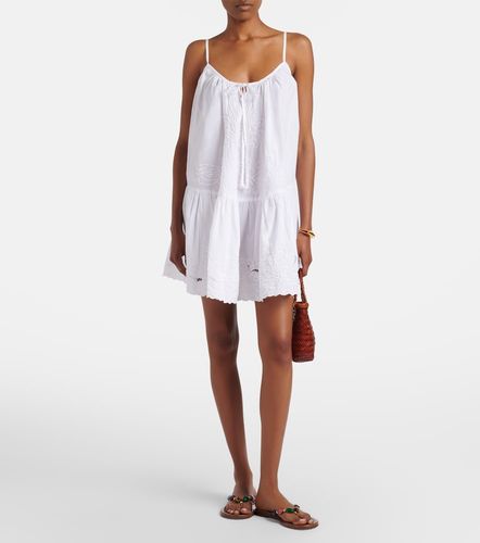 Robe en coton à broderie - Juliet Dunn - Modalova