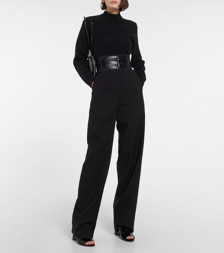 Alaïa Pull raccourci en laine vierge - Alaia - Modalova