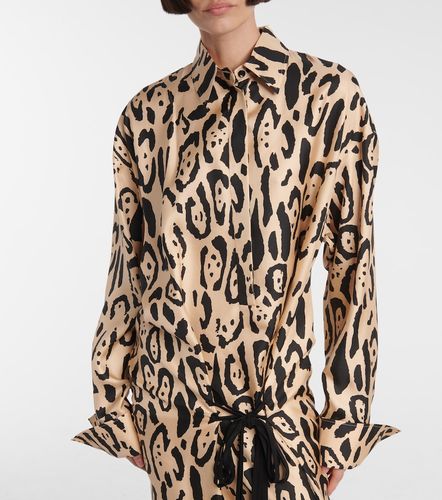 Robe longue Astoria imprimée en soie - Sportmax - Modalova