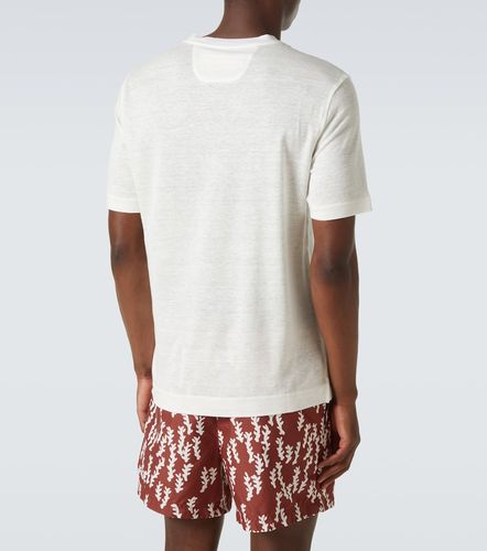 Zegna T-shirt en lin - Zegna - Modalova