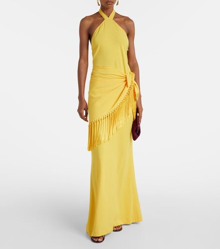 Robe longue Meteora en crêpe et cady - Taller Marmo - Modalova