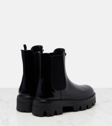 Bottines Chelsea à plateforme et logo - Prada - Modalova