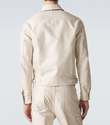 Tom Ford Blouson en satin de coton - Tom Ford - Modalova