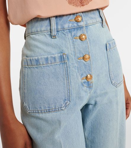 Jean straight à taille haute - Valentino - Modalova