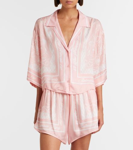 Chemise de pyjama à imprimé - Balmain - Modalova