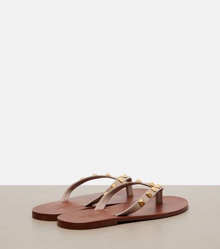 Sandales Rockstud en cuir - Valentino Garavani - Modalova