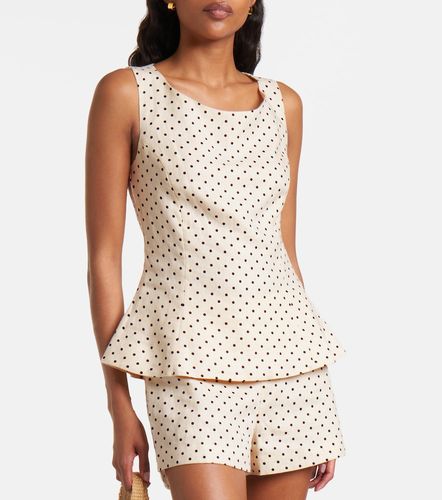 Faithfull Top Iria en lin à pois - Faithfull - Modalova
