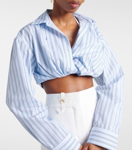 Top Bahia Courte en coton à rayures - Jacquemus - Modalova