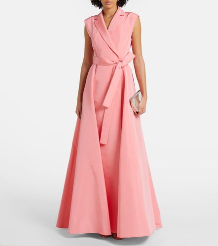 Robe longue en soie à ceinture - Carolina Herrera - Modalova